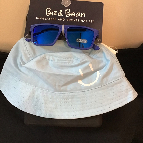 NWT Biz and Beans Toddler hat and sunglasses - Picture 1 of 2